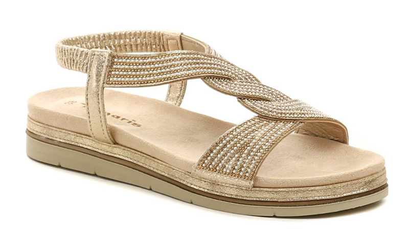 Tamaris 1-28200-44 béžové dámské sandály EUR 37