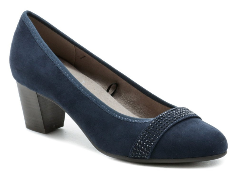 Jana 8-22467-20 navy dámské lodičky šíře H EUR 38
