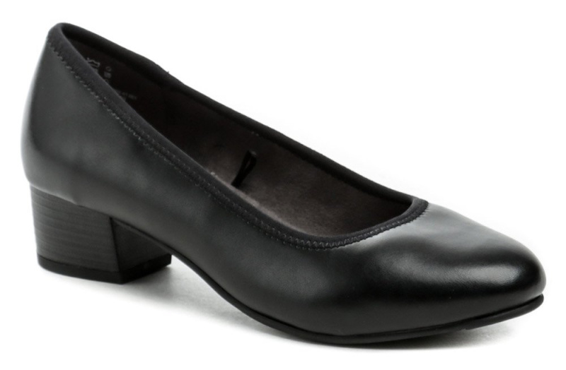 Jana 8-22360-41 černé dámské lodičky šíře H EUR 38