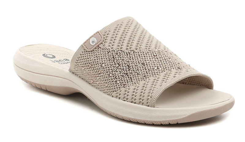 Jana 8-27262-44 béžové dámské nazouváky EUR 38