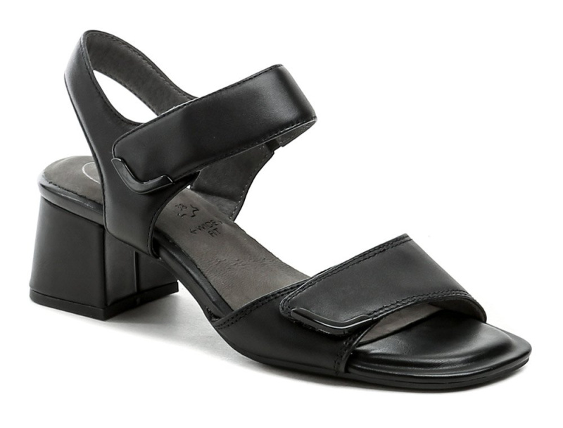 Tamaris Comfort 8-88317-44 černé dámské sandály na podpatku EUR 39