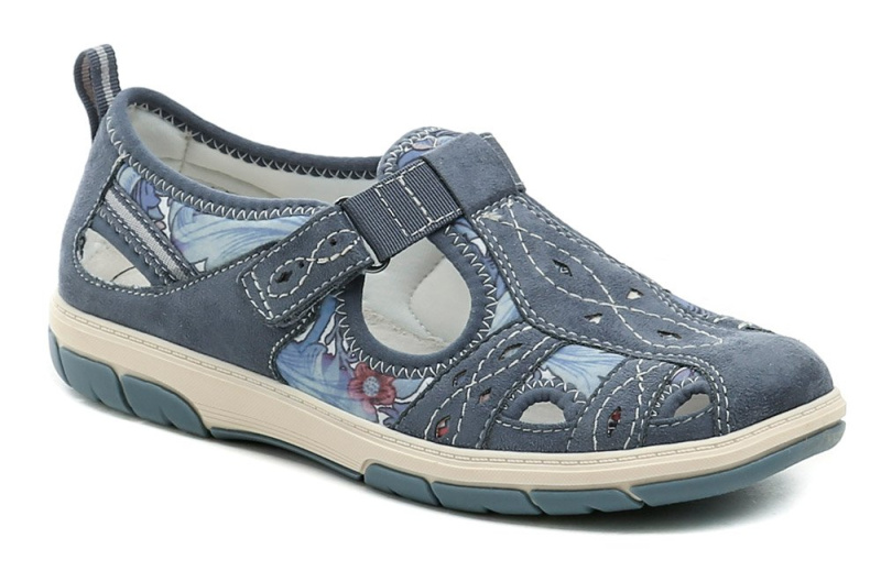 Jana 8-23671-44 denim dámské polobotky EUR 37