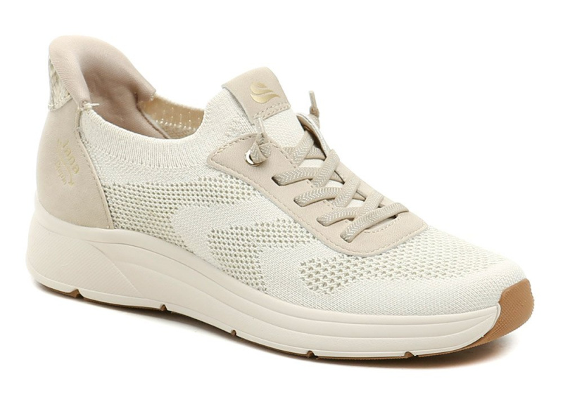 Jana 8-23777-46 béžové dámské Slip-in polobotky EUR 40