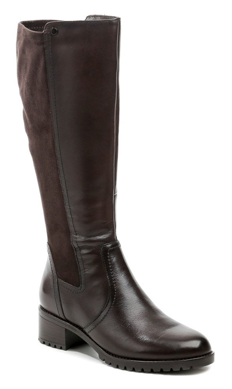 Jana 8-25704-47 hnědé dámské kozačky EUR 40