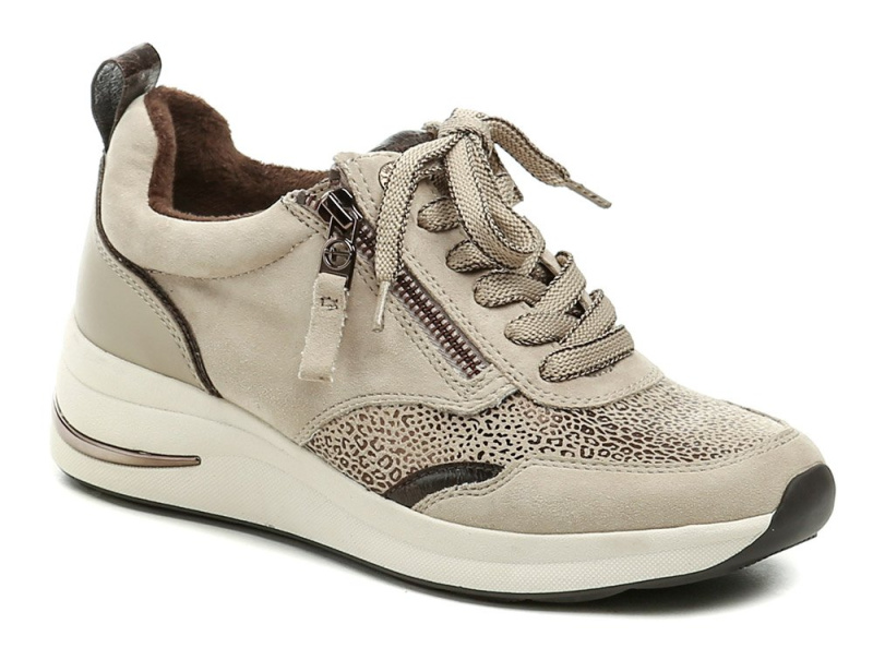 Tamaris Comfort 8-83714-43 béžové dámské polobotky na klínku EUR 37