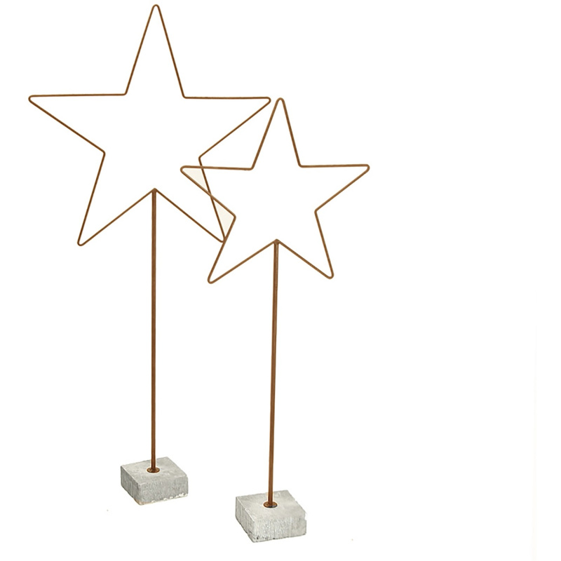 Hvězda na betonovém podstavci 160 cm