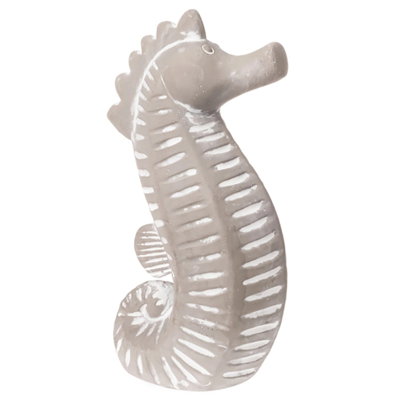 Dekorativní figurka mořský koník betonová 19 x 6,5 x 10 cm