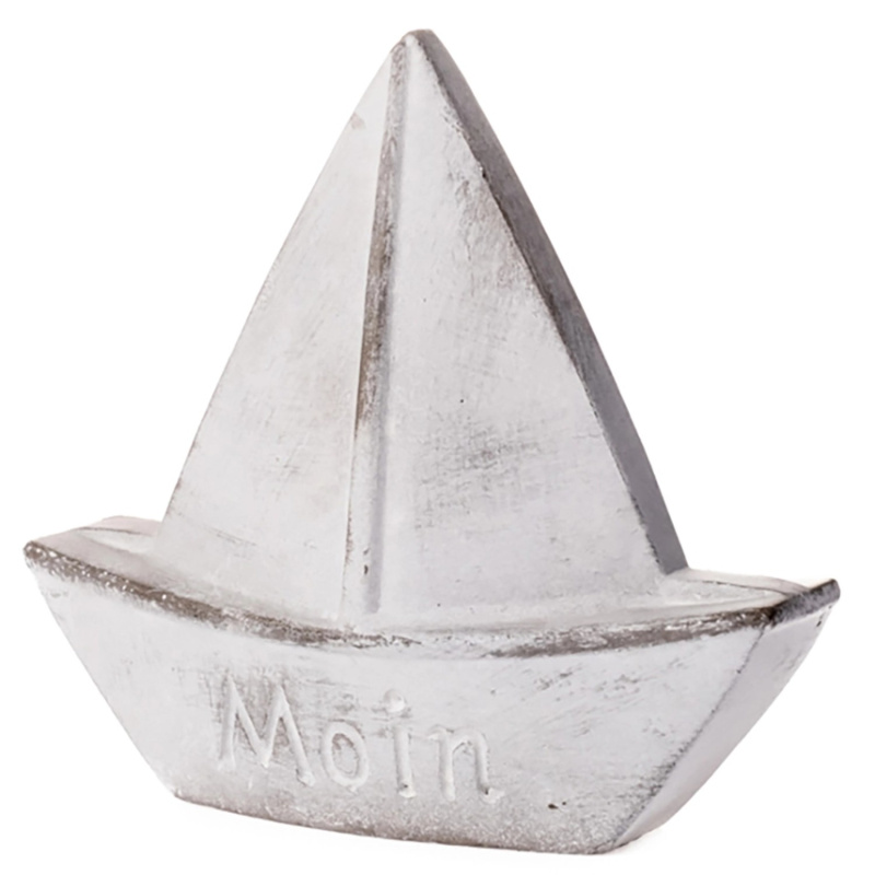 Dekorativní figurka plachetnice Moin betonová 18 x 18 x 8,5 cm