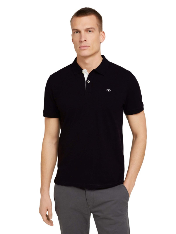Pánská polokošile TOM TAILOR černá - XL