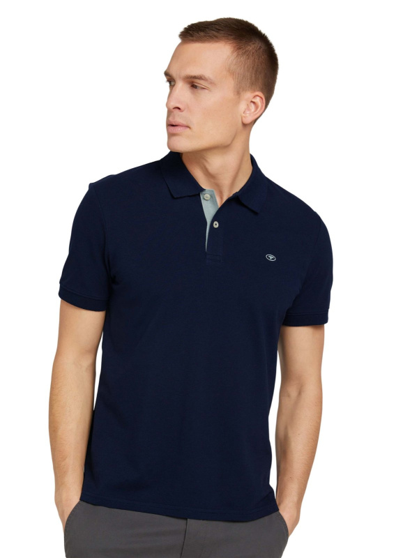 Pánská polokošile TOM TAILOR modrá - XL