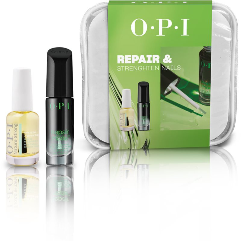OPI Repair & Strenghten Nails Set dárková sada na nehty a nehtovou kůžičku