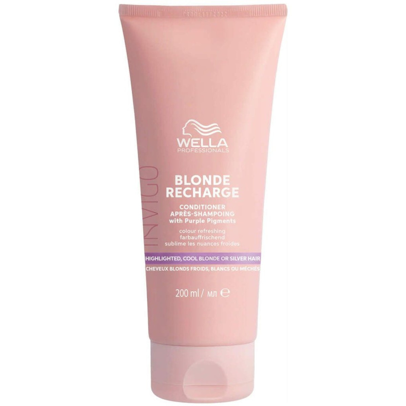 Wella Professionals Invigo Blonde Recharge fialový kondicionér neutralizující žluté tóny 200 ml