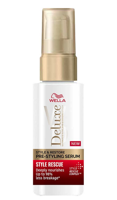 Wella Deluxe Style & Restore obnovující sérum pro posílení vlasů 50 ml