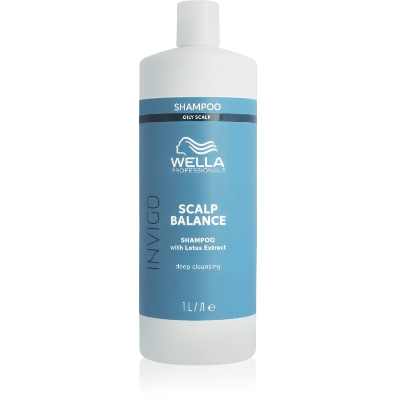 Wella Professionals Invigo Scalp Balance hloubkově čisticí šampon pro mastnou pokožku hlavy 1000 ml