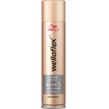 Wella Wellaflex Shine & Hold lak na vlasy 400 ml