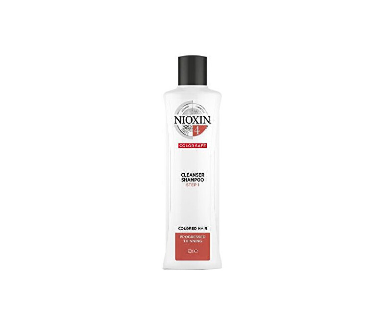 Nioxin System 4 Scalp + Hair Shampoo jemný šampon pro barvené a poškozené vlasy 300 ml