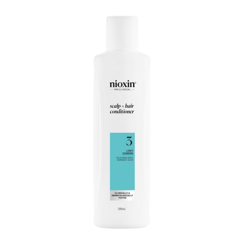 Nioxin System 3 Scalp + Hair Conditioner kondicionér pro barvené řídnoucí vlasy 300 ml