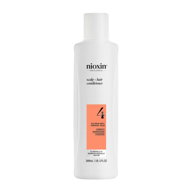 Nioxin System 4 Scalp + Hair Conditioner hydratační a vyživující kondicionér pro barvené a poškozené vlasy 300 ml