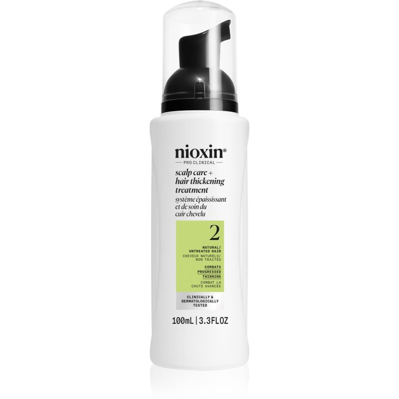 Nioxin System 2 Scalp + Hair Thickening Treatment bezoplachová kúra proti řídnutí vlasů 100 ml