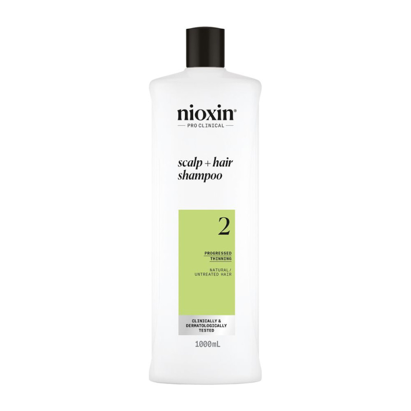 Nioxin System 2 Scalp + Hair Shampoo šampon proti řídnutí vlasů 1000 ml