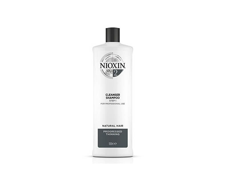 Nioxin System 2 Scalp + Hair Shampoo šampon proti řídnutí vlasů 1000 ml
