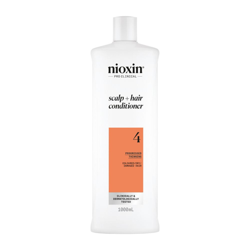 Nioxin System 4 Scalp + Hair Conditioner hydratační a vyživující kondicionér pro barvené a poškozené vlasy 1000 ml