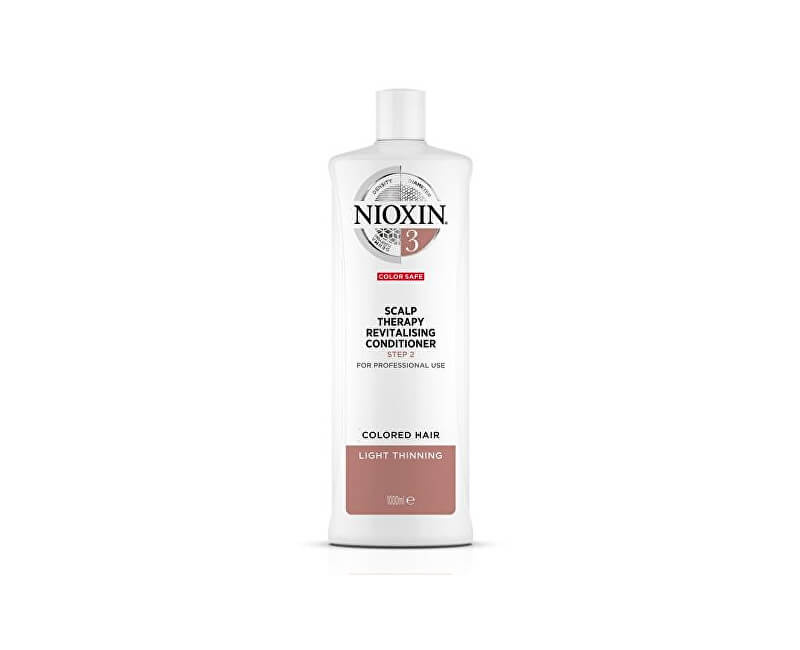 Nioxin System 3 Scalp + Hair Conditioner kondicionér pro barvené řídnoucí vlasy 1000 ml