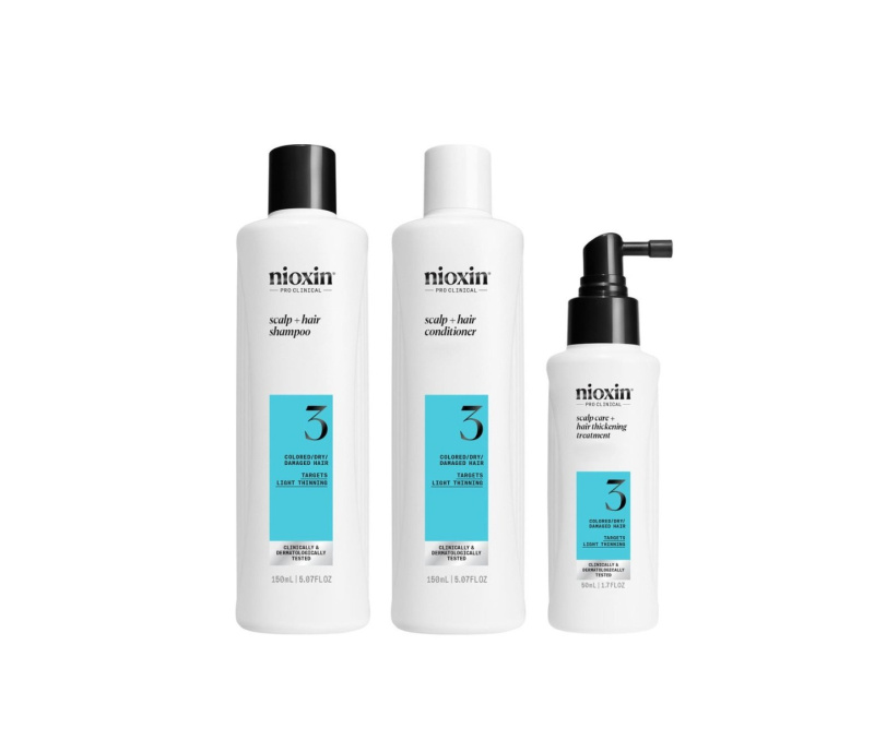 Nioxin System 3 dárková sada pro barvené vlasy 3 ks