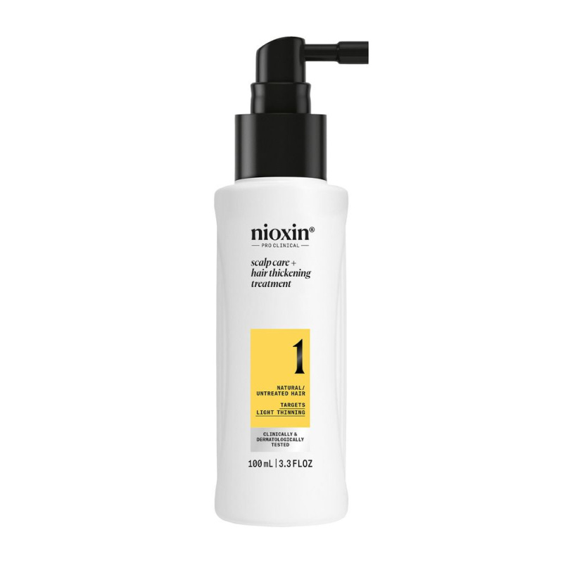 Nioxin System 1 Scalp + Hair Thickening Treatment sérum pro hustotu vlasů a ochranu proti lámavosti 100 ml