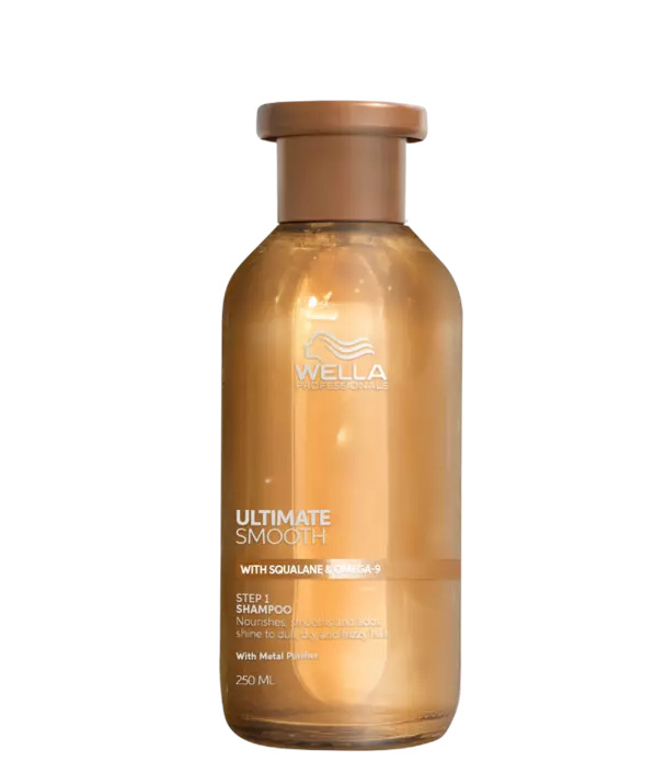 Wella Professionals Ultimate Smooth Shampoo intenzivně vyživující šampon pro lesk a hebkost vlasů 250 ml
