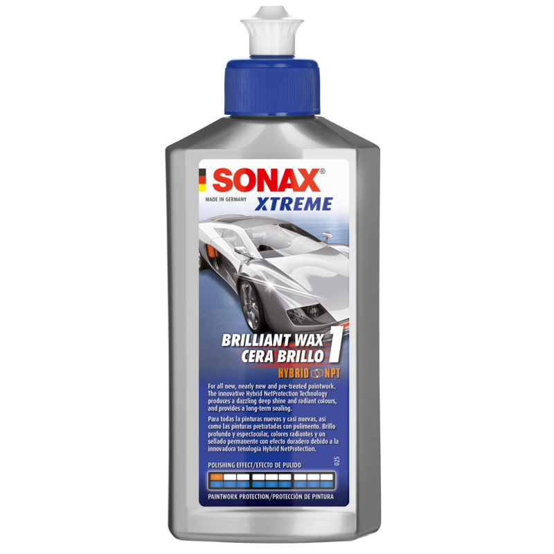 SONAX XTR brilantní vosk WAX1 250 ml