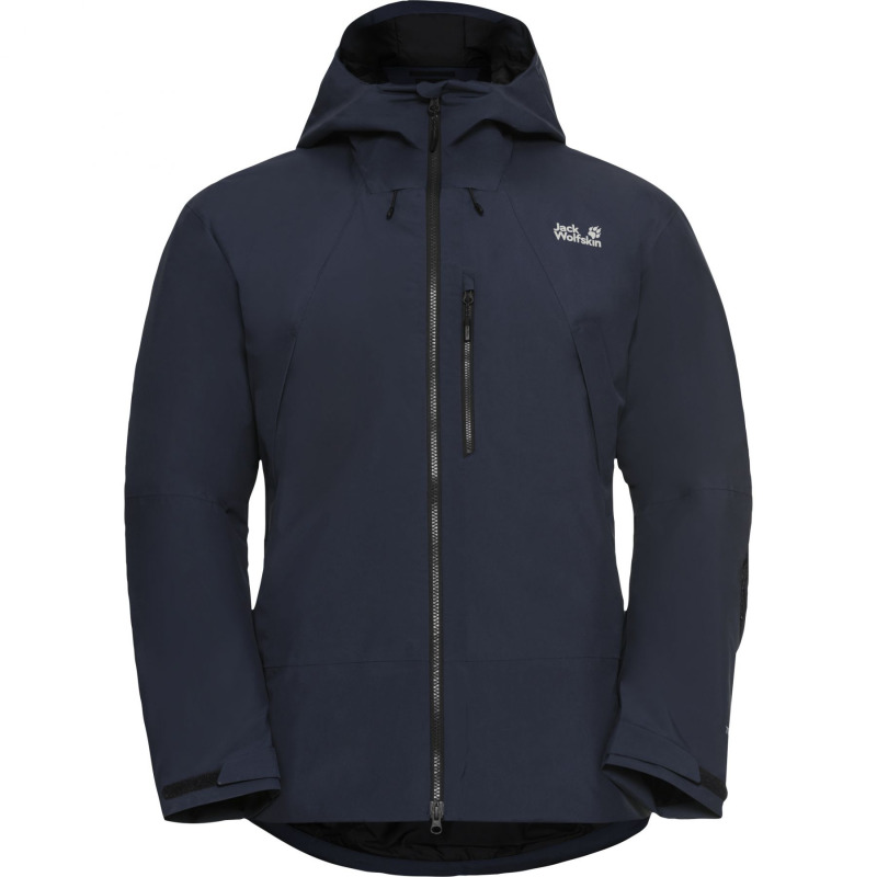 Jack Wolfskin Flowline Pro 2L Ins, lyžařská bunda, pánská, tmavě modrá