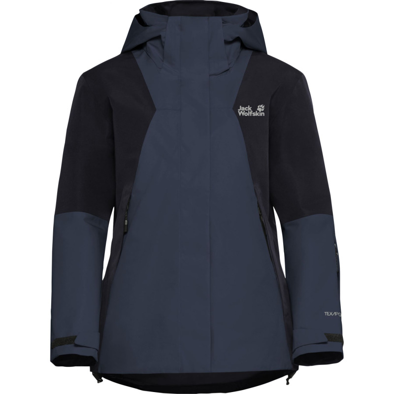Jack Wolfskin Flowline 2L Ins, lyžařská bunda, dámská, tmavě modrá