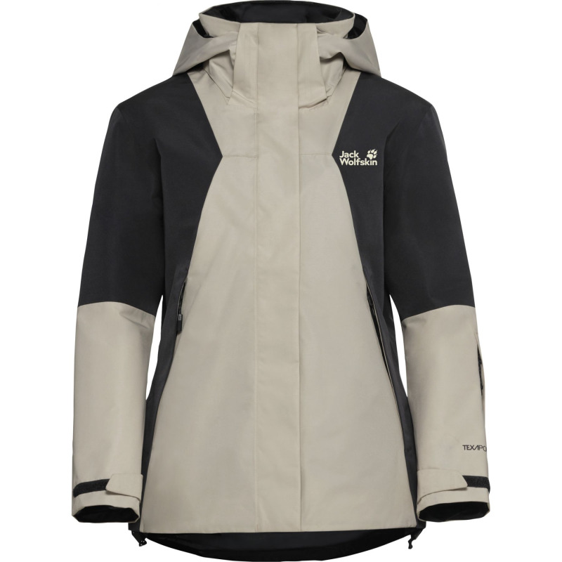 Jack Wolfskin Flowline 2L Ins, lyžařská bunda, dámská, béžová