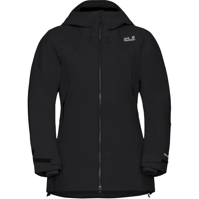 Jack Wolfskin Flowline Pro 2L Ins, lyžařská bunda, dámská, černá