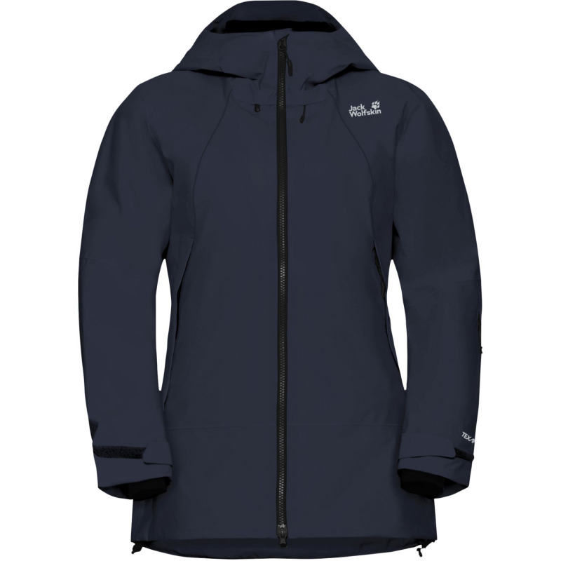Jack Wolfskin Flowline Pro 2L Ins, lyžařská bunda, dámská, tmavě modrá