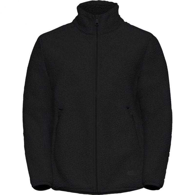 Jack Wolfskin High Curl, fleecová bunda, dámská, černá