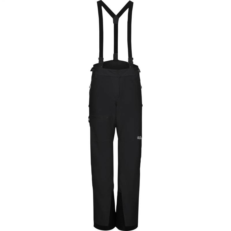 Jack Wolfskin Flowline Pro 2L Ins, lyžařské kalhoty, dámská, černá