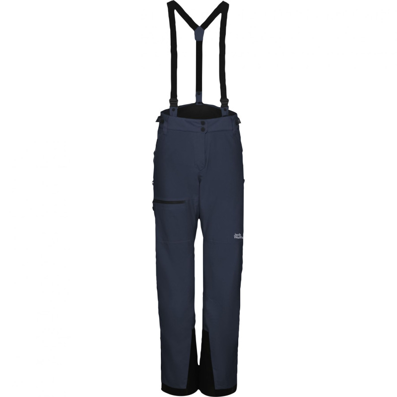 Jack Wolfskin Flowline Pro 2L Ins, lyžařské kalhoty, dámská, tmavě modrá