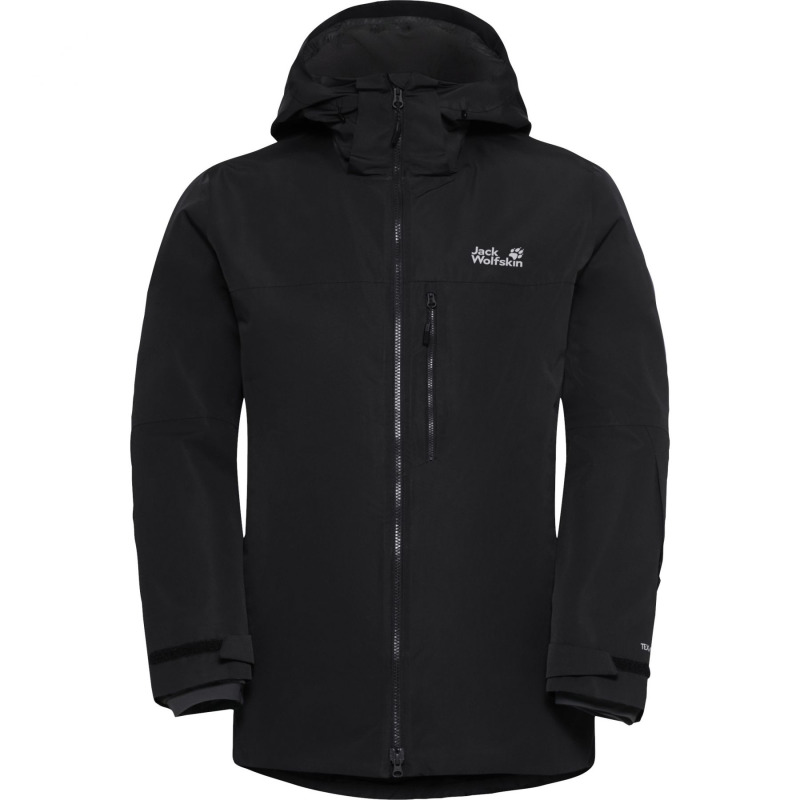 Jack Wolfskin Flowline 3in1, lyžařská bunda, pánská, černá