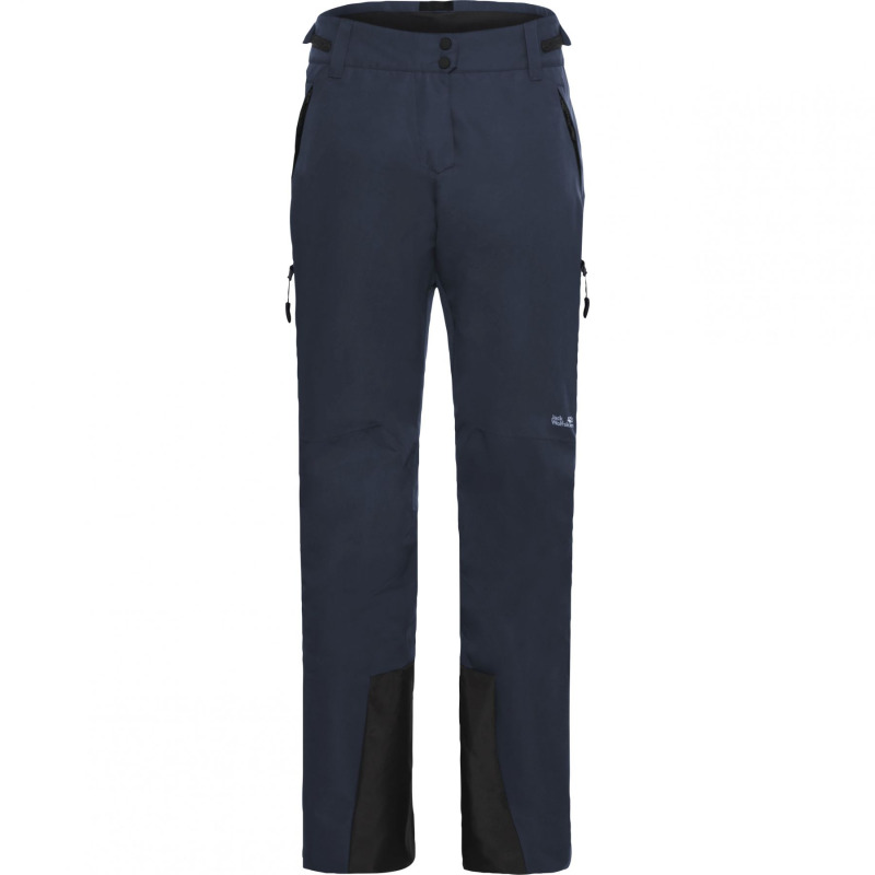 Jack Wolfskin Flowline 2L Ins, lyžařské kalhoty, dámská, tmavě modrá