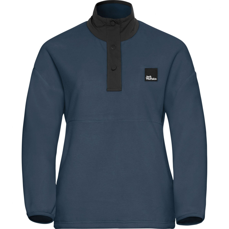 Jack Wolfskin Sumetro, fleecová mikina, dámská, modrá