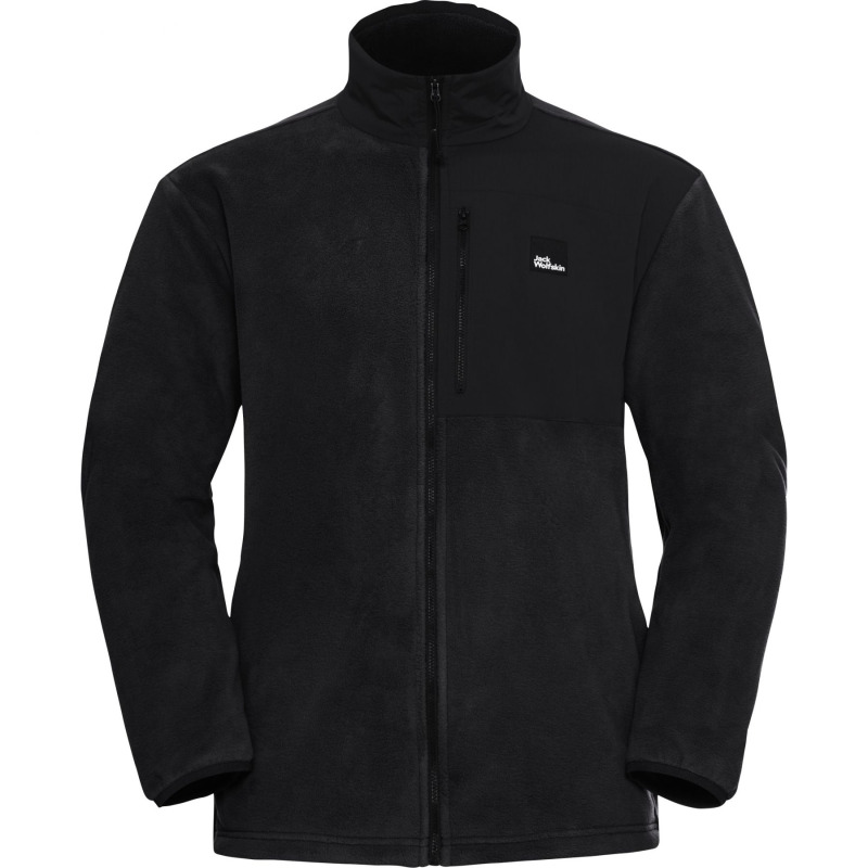 Jack Wolfskin Sumetro, fleecová bunda, pánská, černá