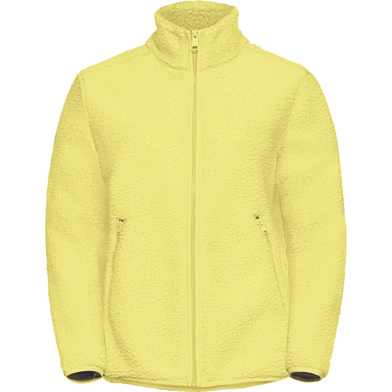 Jack Wolfskin High Curl, fleecová bunda, dámská, žlutá