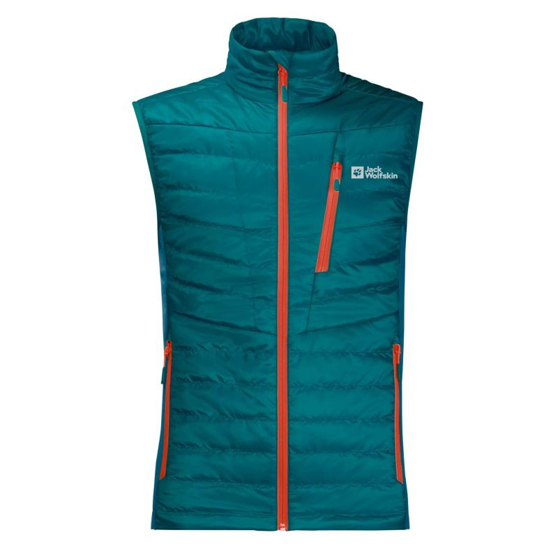 Jack Wolfskin pánská vesta bez rukávů ROUTEBURN PRO INS VEST M bay blue (1206871_1124) xxl