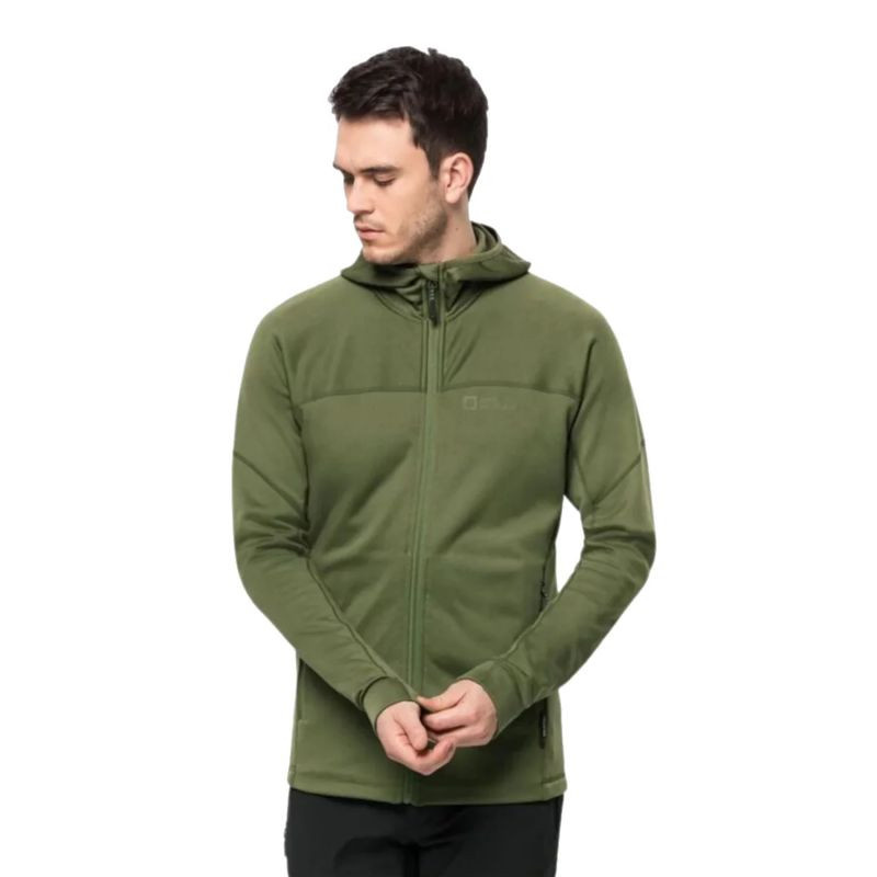Jack Wolfskin mikina Hirschberg Hooded FZ M 1710881-4129 pánské XL