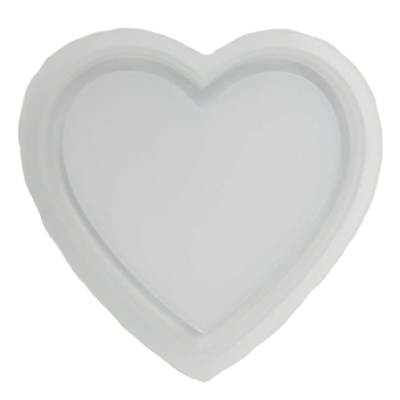 Silikonová forma na odlévání - srdce podnos