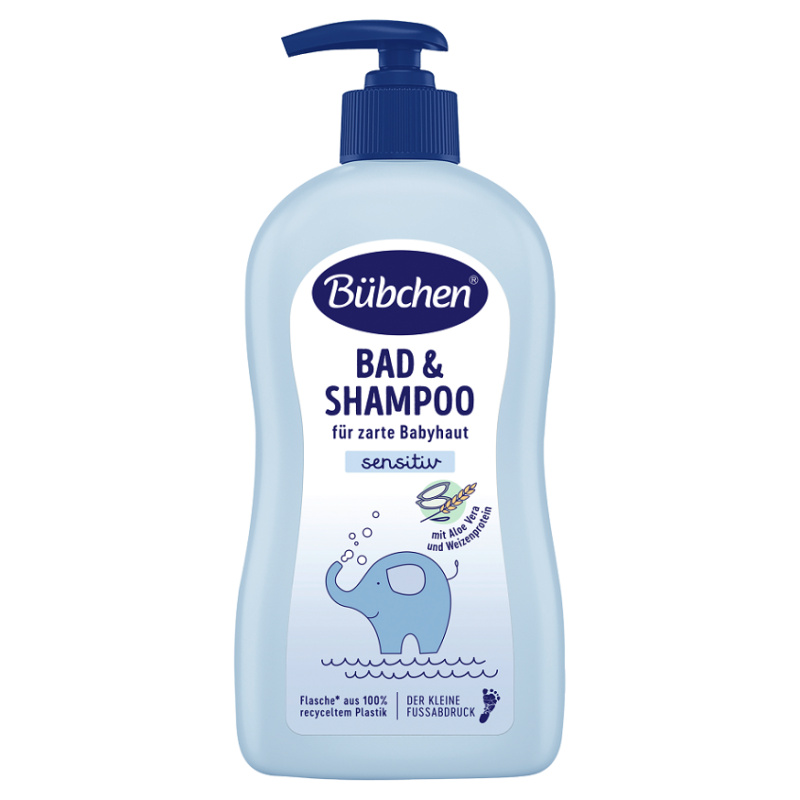 BÜBCHEN Baby koupel a šampon 400 ml