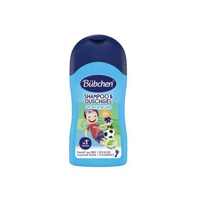 Bübchen Kids Shampoo & Shower II šampon a sprchový gel 2 v 1 cestovní balení Sport´n Fun 50 ml