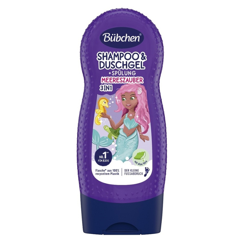 Bübchen Kids Shampoo & Shower Gel & Conditioner šampón, kondicionér a sprchový gel 3 v 1 230 ml